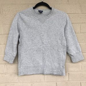 GAP Stretch Crop Sweatshirt